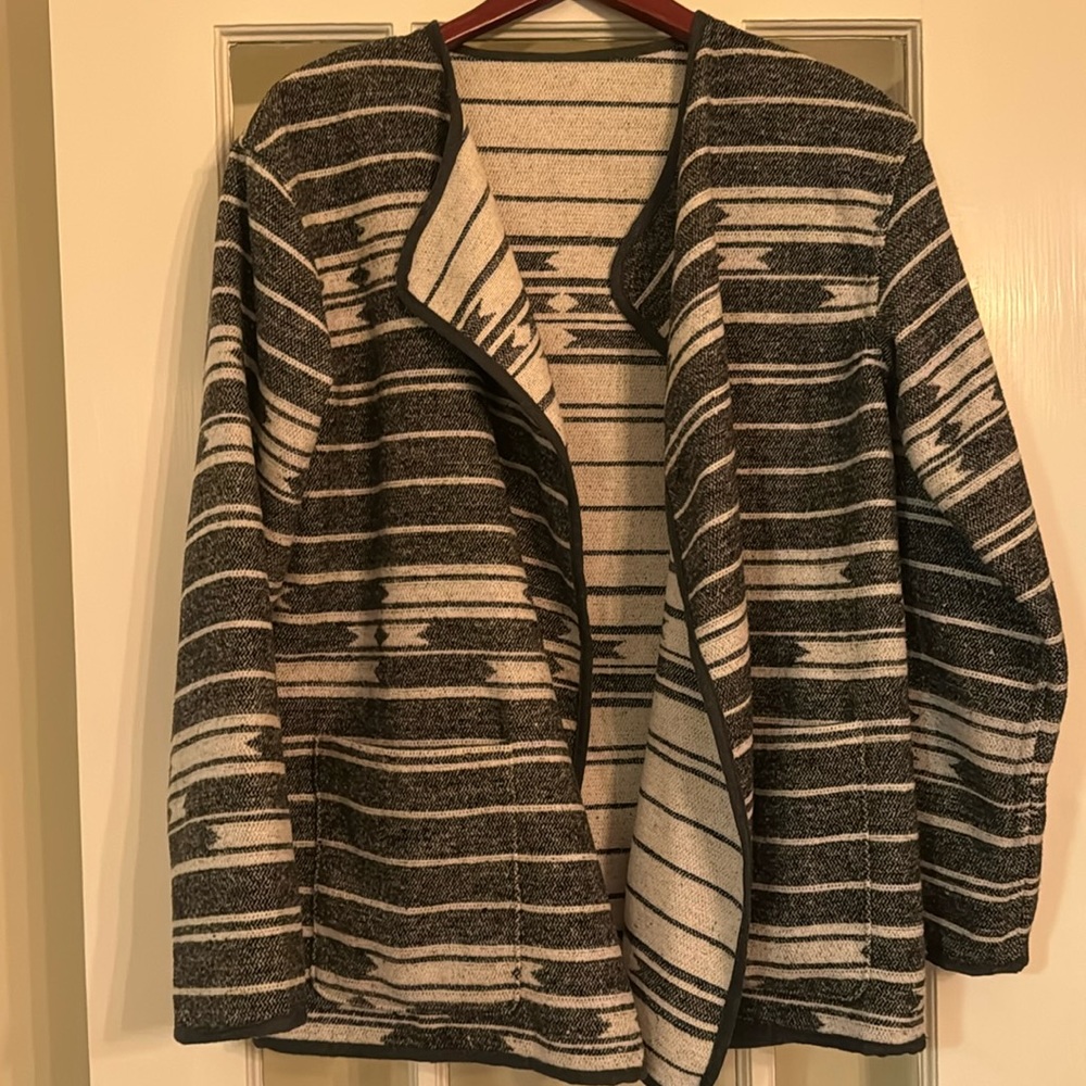 Marine layer reversible wool coat